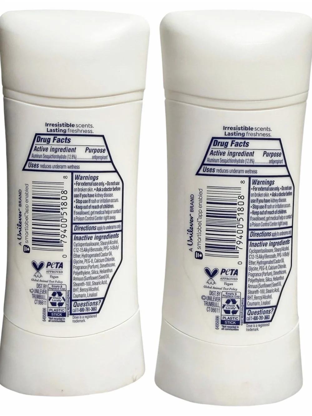 {Set of 2} Dove HOT COCOA SWIRL Antiperspirant Deodorant 2.6 oz ~ NEW